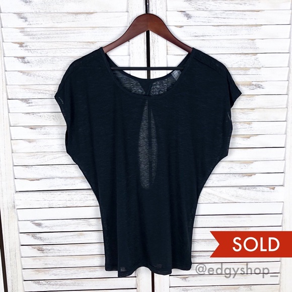 Soybu Tops - [Soybu] Camryn Back Cutout Burnout Tee
